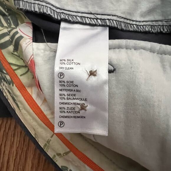 Tommy Bahama Silk Pants 35x30 | Gray Relaxed Fit Chinos Resort Cruise Wear Beach - Picture 4 of 6